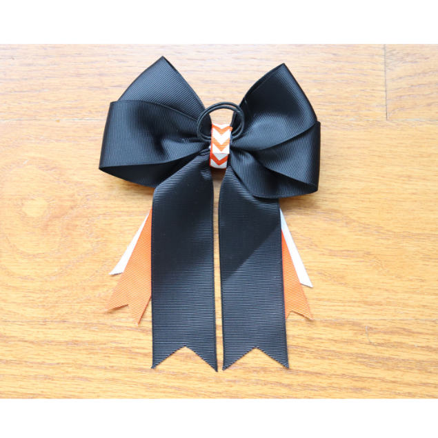 Halloween horse show bows, Equestrian hair bows, Short stirrup bows, Lead line, Kids hair bows