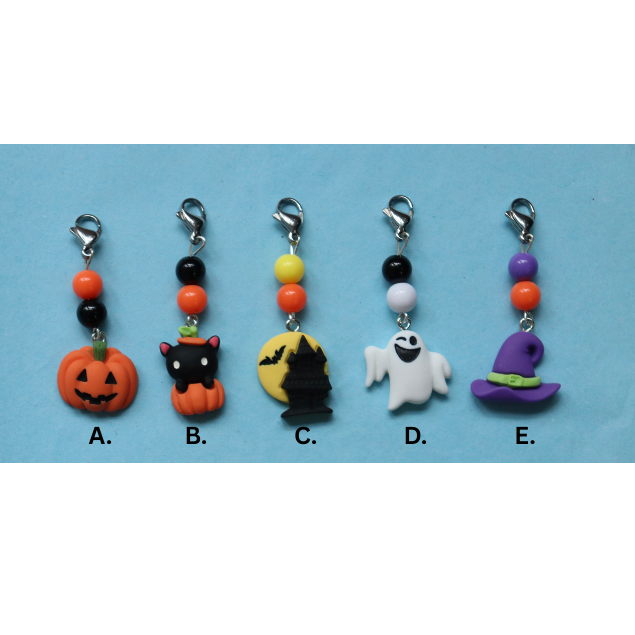 Halloween bridle charm, Pumpkin tack charm, Cute charm for horseback riding, Equestrian gift