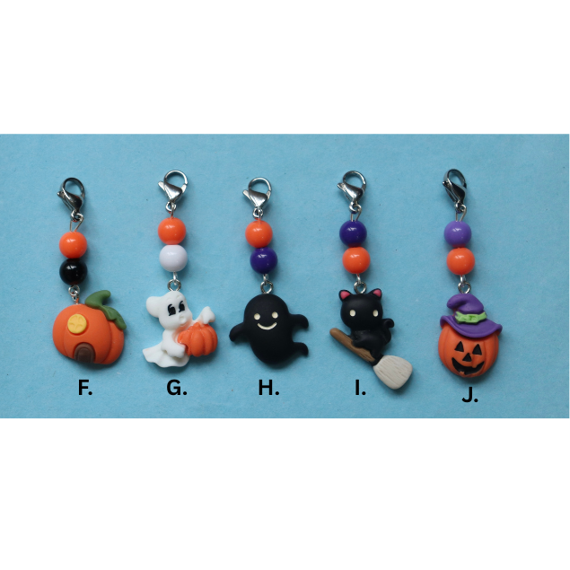Halloween bridle charm, Pumpkin tack charm, Cute charm for horseback riding, Equestrian gift