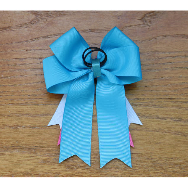 Horse show bows, Equestrian hair bows, Sparkly pink and blue mermaid scales, Short stirrup, Lead line, Pony bows, Girls hair bows