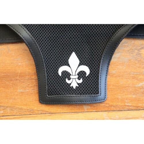 Equestrian fly bonnet, Mesh fly Bonnet, High quality Jumper fly bonnet, Fleur-de-lis fly bonnet