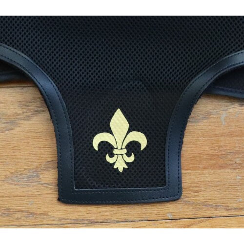 Equestrian fly bonnet, Mesh fly Bonnet, High quality Jumper fly bonnet, Fleur-de-lis fly bonnet