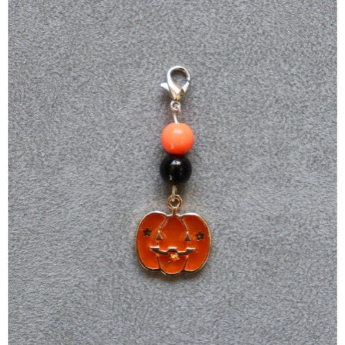 Halloween bridle charm, Pumpkin tack charm, Cute charm for horseback riding, Equestrian gift