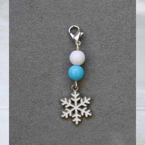Holiday bridle charm, Snowman tack charm, Cute charm for horseback riding, Equestrian Christmas gift