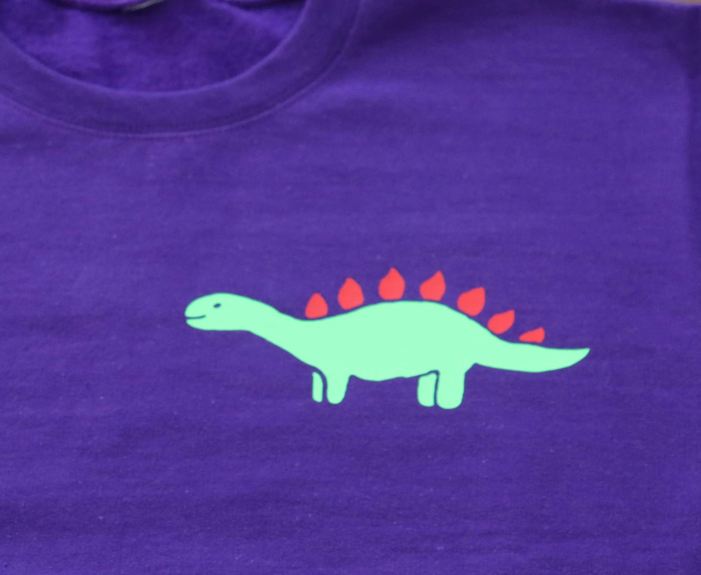 Crewneck sweatshirt, Purple sweatshirt, Cute dinosaur sweatshirt, Sweatshirt for horse riders