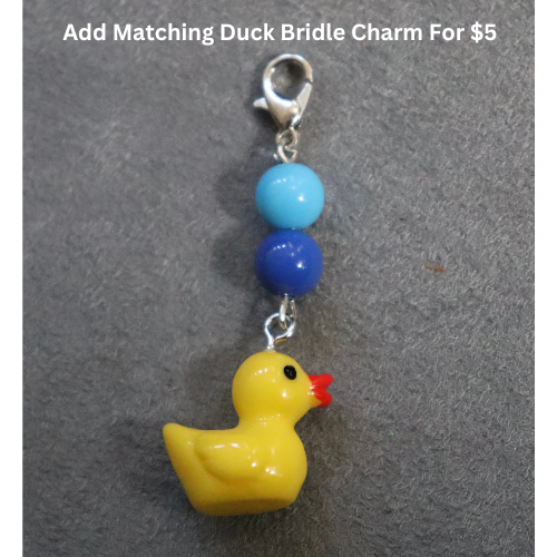 Ducks on blue saddle pad and belt, Cute saddle pad and belt for horseback riders, Equestrian saddle pad, Kids saddle pad