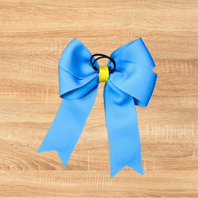 Light Blue Duck Equestrian Show Bows for Horseback Riders