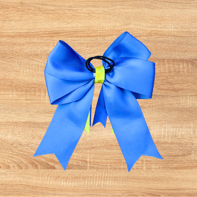 Royal Blue Duck Equestrian Show Bows for Horseback Riders