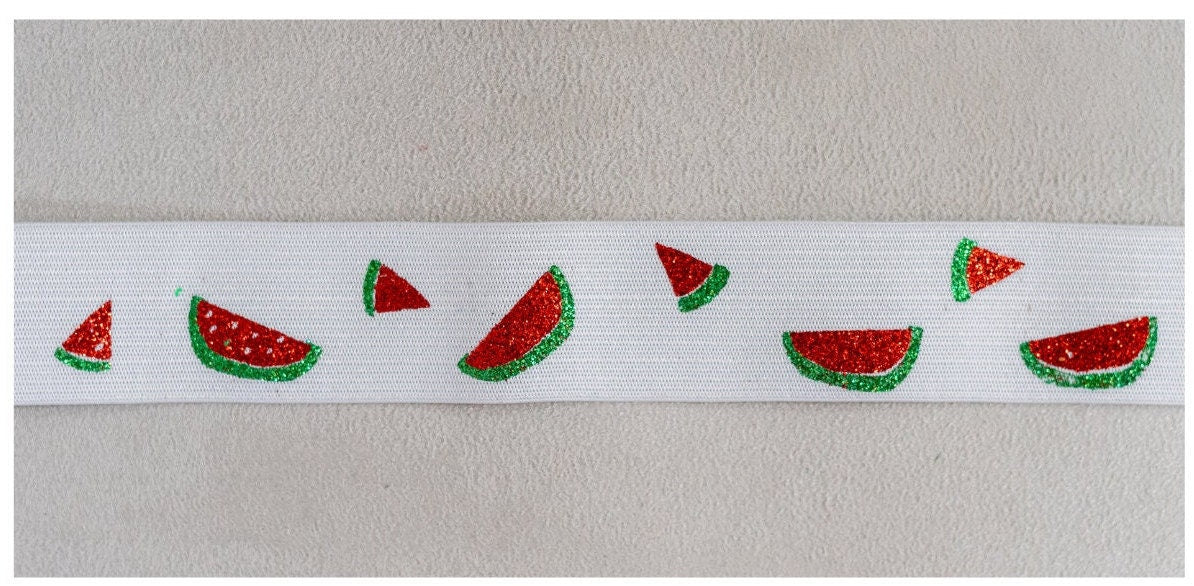 1.5 inch elastic equestrian belt, Watermelons horse show belt, Adjustable horseback riding belt, Equestrian gift